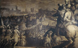 Remigio Cantagallina, LAssedio di Parigi, 1610, olio su tela, Firenze, Depositi Gallerie