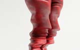 Tony Cragg, Red figure, 2008 | legno / wood, cm 208x210x42, Courtesy of the artist / Courtesy dell'artista