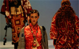 Un momento dell'evento di fine anno dell'Accademia Italiana Anima e Corpo, mostra di design e sfilata di moda degli studenti tenutasi il 26 aprile 2012 al Teatro Obihall di Firenze