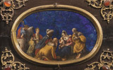 Da Jacopo Bassano<br>Adorazione dei Magi<br>seconda met del XVI secolo<br>olio su lapislazzuli<br>Milano, Collezione Giulini
