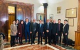 Grande successo della delegazione della citt di Namyangju, Corea del Sud, in visita alla Provincia di Salerno | Salerno, 12 aprile 2019