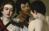 Caravaggio, Musici (The Musicians), 1594  1595 | Oil on canvas, 92,1 x 118,4 cm | The Metropolitan Museum of Art, Rogers Found, 1952 | New York 2009. | Image copyright The Metropolitan Museum of Art/Art | Resource/Scala, Firenze
