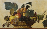 Caravaggio, Canestra di frutta, end of XVI century | Oil on canvas, 48 x 62 cm | Veneranda Biblioteca Ambrosiana, Pinacoteca Ambrosiana, Milano |  2009. Photo Scala, Firenze