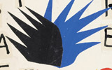 Henri Matisse, Bozzetto per la copertina del secondo numero di Pierre  feu, Les Miroirs profonds, 1947 | Papier-decoup, cm 24 x 21 | Saint-Paul de Vence, Fondation Marguerite et Aim Maeght, Saint-Paul de Vence |  foto Archives Fondation Maeght