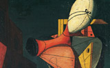 Giorgio de Chirico (Volo/Volos 1888-Roma/Rome 1978), Il trovatore/Troubadour, 1917 |olio su tela/Oil on canvas, cm 91 x 57 | Collezione privata/Private collection