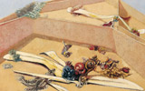 Max Ernst (Brhl 1891-Parigi/Paris 1976), Giardino trappola per aeroplani [Jardin gobe-avions]/Garden Airplane Trap, 1935 | olio su tela/Oil on canvas, cm 33 x 46,5  | Collezione privata/Private collection