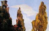 Max Ernst (Brhl 1891-Parigi/Paris 1976), Alberi minerali-alberi coniugali [Arbres minraux-arbres conjugaux]/ Mineral Trees-Conjugal Trees, 1940 | olio su tela/Oil on canvas, cm 46 x 55 | Collezione privata/Private collection