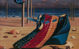 Pierre Roy (Nantes 1880-Milano/Milan 1950), La spiaggia/The Beach, 1930 | olio su tela/Oil on canvas, cm 35,5 x 27,5 | Svizzera, collezione privata/ Switzerland, private collection