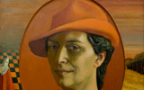 Brunetti Sandra (Roma 1925 - vivente a Firenze), olio su tavola, cm 33,5 x 33, Firenze, Palazzo Pitti