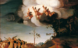 Bronzino (Agnolo di Cosimo; Monticelli, Firenze 1503-Firenze 1572) I diecimila martiri, 1529-1530, olio su tavola; cm 66,5 x 44,7. Firenze, Galleria degli Uffizi, inv. 1890 n. 1525