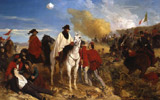 George Housman Thomas, Garibaldi at the siege of Rome 1849, 1854, cm 154 x 245, olio su tela, collezione Apolloni (Roma)