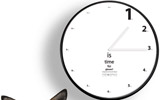 Emanuele Magini - MaginiDesignStudio, Glasses time - orologio con caratteri differenziati da esame dell'acuit visiva - Collezione PrimoAprile, 2011