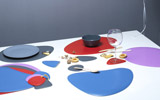 ZPStudio (Eva Parigi + Matteo Zetti), Tabl - set di tovagliette e sottobicchieri in pvc colorato | Easy Tech Collection, 2011 | photo: GildardoGallo@zona-x.org