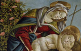 Una delle opere di Alessandro Filipepi detto Il Botticelli esposte a Denaro e Bellezza. I banchieri, Botticelli  e il rogo delle vanit, mostra in corso a Firenze - Palazzo Strozzi dal 17 settembre 2011 al 22 gennaio 2012