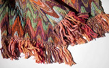 Uno degli accessori moda ( sciarpe, scialli, ecc.) presentati al Made in India Expo (edizione di giugno) | Milano, Palazzo delle Stelline, 20-22 giugno | 14-16 settembre 2011