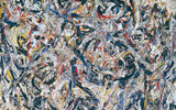 Jackson Pollock<br>Earth Worms, 1946<br>olio su tela<br>Tel Aviv Museum of Art Collection, dono di Peggy Guggenheim, Venezia attraverso l’American-Israel Cultural Foundation, 1954<br>© Jackson Pollock, by SIAE 2014