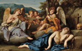 Marcantonio Franceschini<br>(Bologna 1648-1729)<br>Estasi di santa Maria Maddalena<br>1680 circa<br>olio su rame