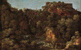 Gaspard Dughet<br>(Roma 1615-1675)<br>Cascata di Tivoli<br>1673 circa<br>olio su tela