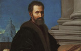 Domenico Cresti detto il Il Passignano<br>(Passignano 1559 - Firenze 1638)<br>Ritratto di Michelangelo Buonarroti<br>Inizi del XVII secolo<br>Olio su tela<br>Bergamo, Enrico Lumina